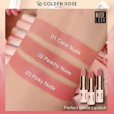 ROUGE A LEVRES NUDE LOOK PERFECT MATTE GOLDEN ROSE