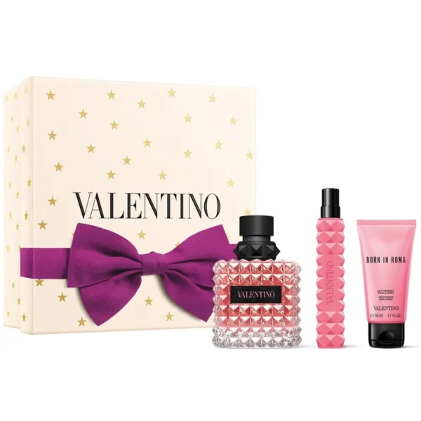COFFRET VALENTINO DONNA BORN IN ROME EAU DE PARFUM 100 ML COFFRET VALENTINO DONNA BORN IN ROME EAU DE PARFUM 100 ML